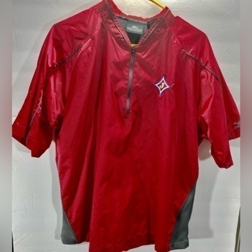 MIZUNO TEAMWARE MENS HALF ZIP SHIRT SIZE S